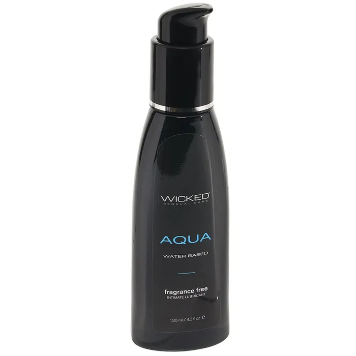 Aqua Fragrance Free Water Based Lube 4oz120ml Wicked Sensual Care Vibrators Aqua Fragrance Free Water Based Lube 4oz120ml Wicked Sensual Care Vibrators