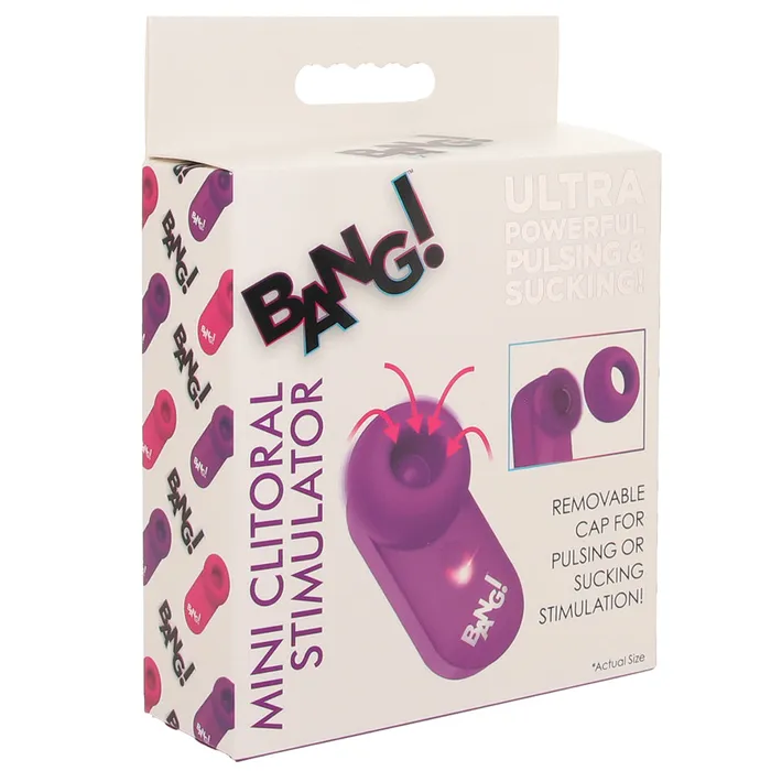 Bang Mini Clitoral Stimulator in Purple XR Brands Female Sex Toys