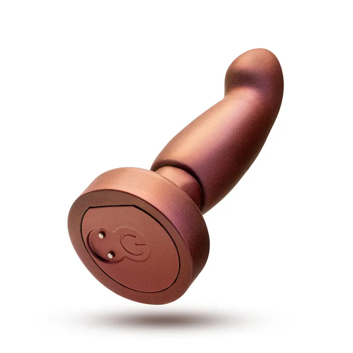 Blush Anal Adventures Matrix By Blush Bionic Plug Prostate Massager With Gyrating Shaft Rotating Rimmer in Cosmic Copper Made from Pure Puria Silicone IPX7 Waterproof Anal