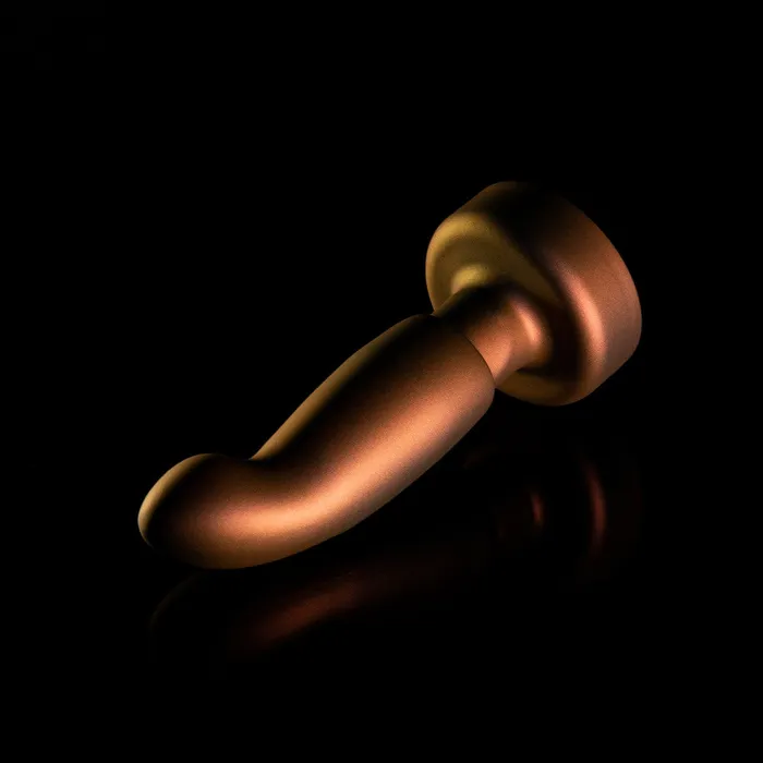 Blush Anal Adventures Matrix By Blush Bionic Plug Prostate Massager With Gyrating Shaft Rotating Rimmer in Cosmic Copper Made from Pure Puria Silicone IPX7 Waterproof Anal