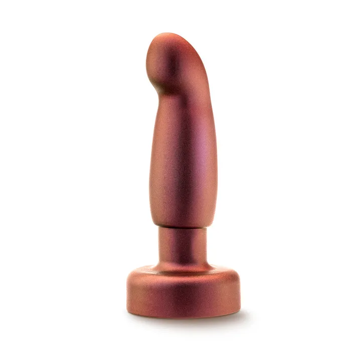 Blush Anal Adventures Matrix By Blush Bionic Plug Prostate Massager With Gyrating Shaft Rotating Rimmer in Cosmic Copper Made from Pure Puria Silicone IPX7 Waterproof Anal