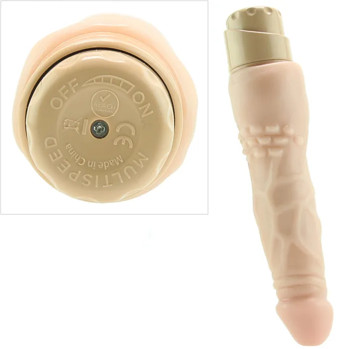 Blush Female Sex Toys Dr Skin Vibe 4 in Beige