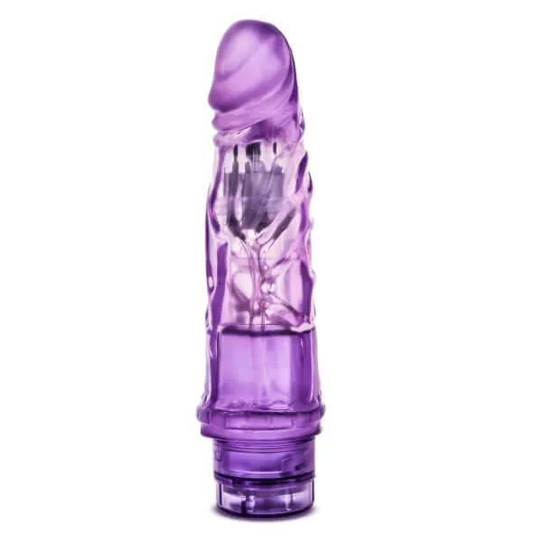 Blush Novelties Cock Vibe 3 Purple Realistic Waterproof Vibrating Dildo 7 Inches MultiSpeed Blush Novelties Vibrators
