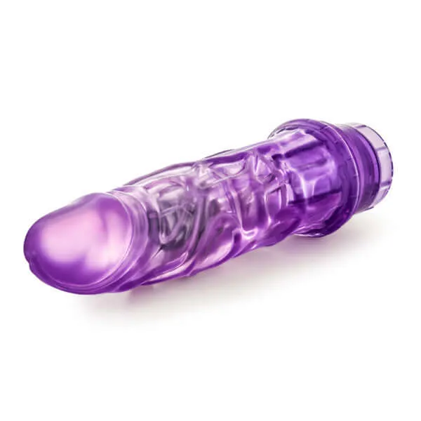 Blush Novelties Cock Vibe 3 Purple Realistic Waterproof Vibrating Dildo 7 Inches MultiSpeed Blush Novelties Vibrators