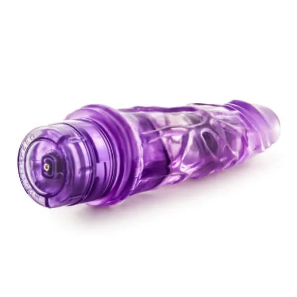 Blush Novelties Cock Vibe 3 Purple Realistic Waterproof Vibrating Dildo 7 Inches MultiSpeed Blush Novelties Vibrators