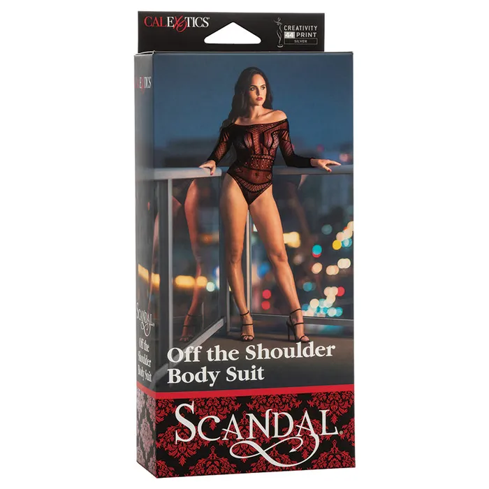 Cal Exotics Scandal Off the Shoulder Body Suit Female Sex Toys