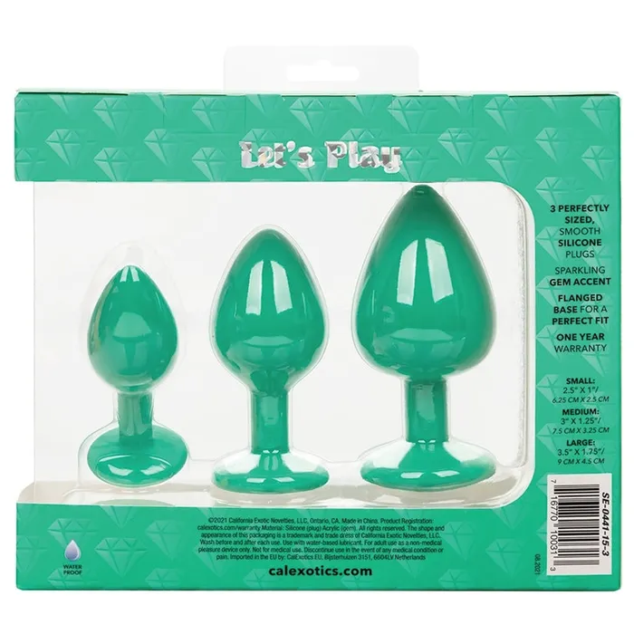 CAL EXOTICS Vibrators Cheeky GemsGreen