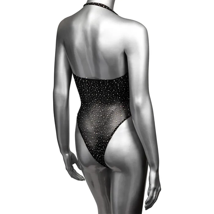 CalExotics Anal Radiance Deep V Black Body Suit XL