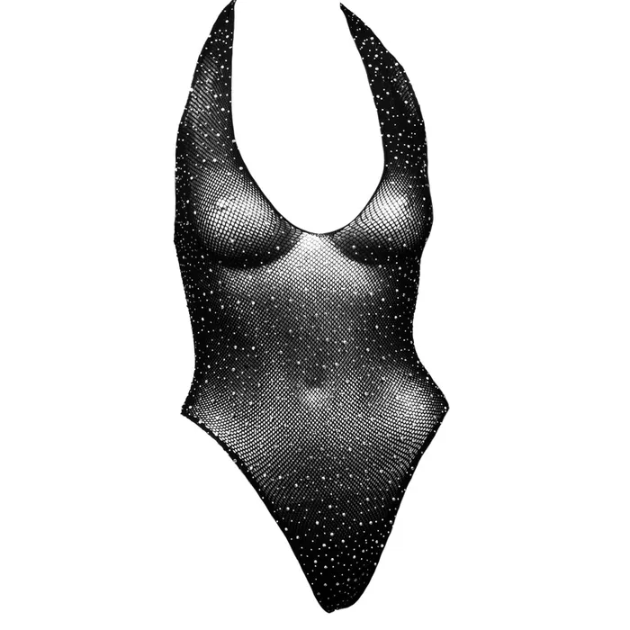 CalExotics Anal Radiance Deep V Black Body Suit XL