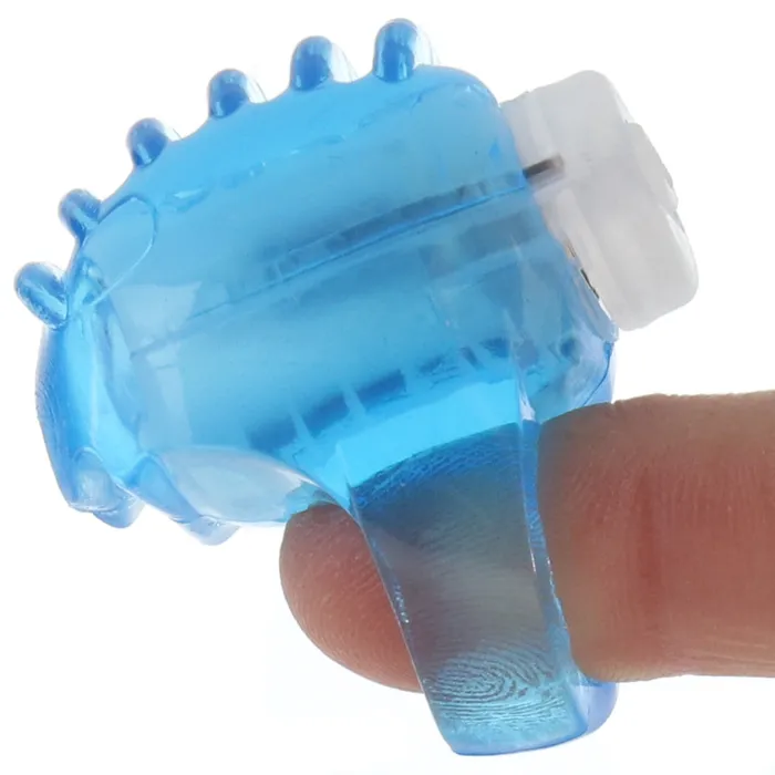 CalExotics Vibrating Finger Teaser in Blue Female Sex Toys