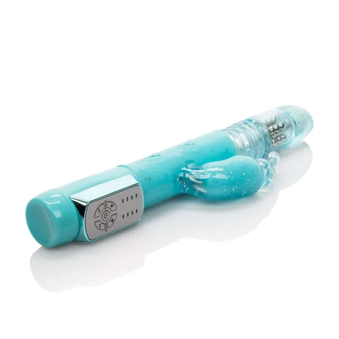 California Exotic Novelties Dazzle Xtreme Thruster Blue Rabbit Vibrator Vibrators