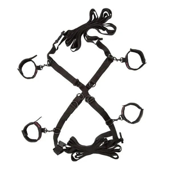 California Exotic Novelties Dildos Scandal Over the Bed Cross Style Bed Restraints