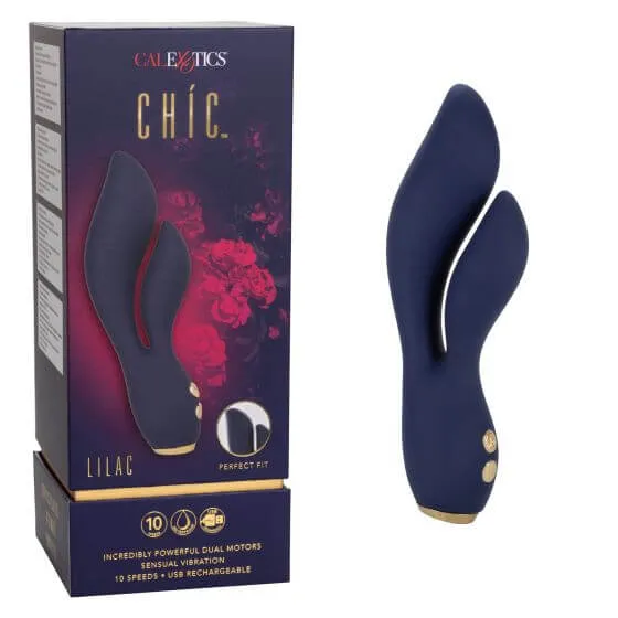 California Exotic Novelties Female Sex Toys Chic Lilac Rabbit Vibrator
