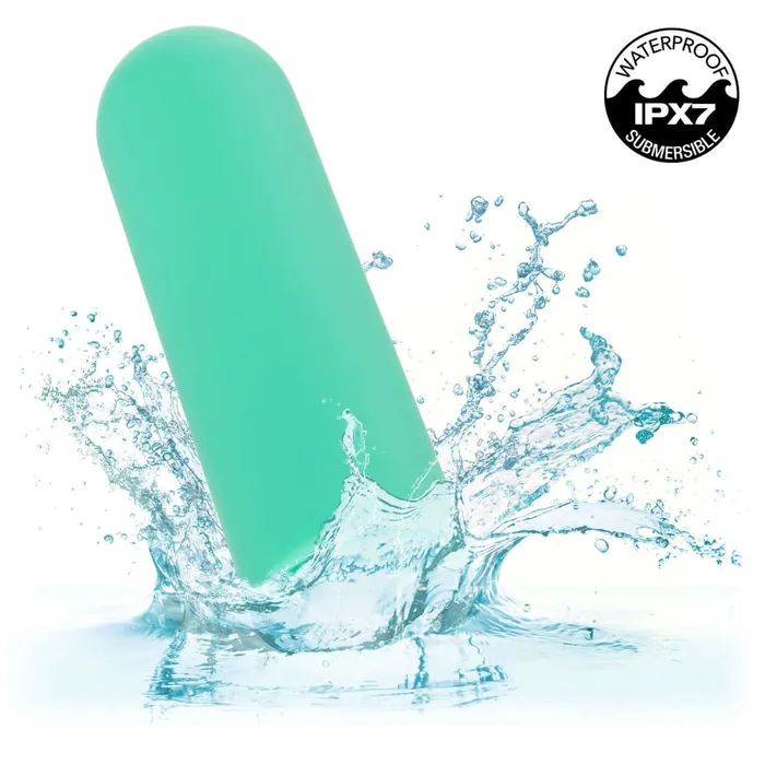 California Exotic Novelties Female Sex Toys Turbo Buzz Round Mini Bullet Green Compact Powerful 10Function Vibrator