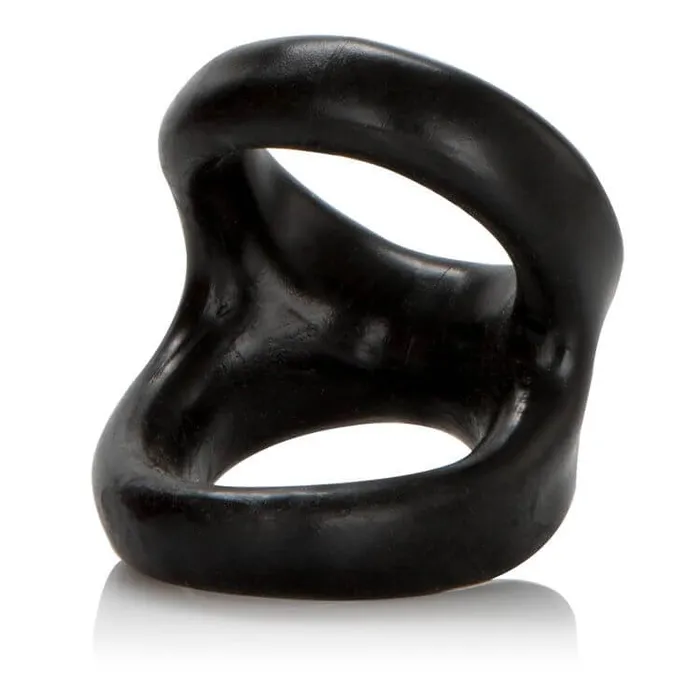 California Exotic Novelties Male Sex Toys COLT Snug Tugger Stretchy Double Cock Ring with Scrotum Support for Enhanced Performance