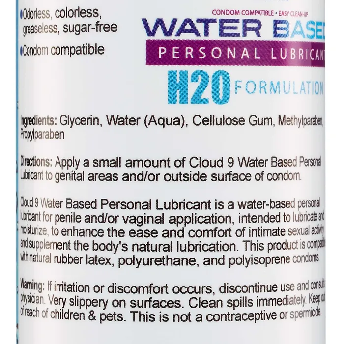 Cloud 9 Novelties Female Sex Toys Discover Enhanced Pleasure with Cloud 9 WaterBased Personal Lubricant 4 Oz
