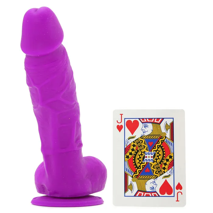 Colours 5 Inch Firm Silicone Dildo in Purple ns novelties Dildos