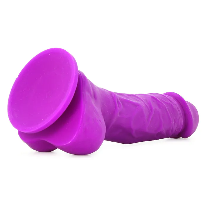 Colours 5 Inch Firm Silicone Dildo in Purple ns novelties Dildos