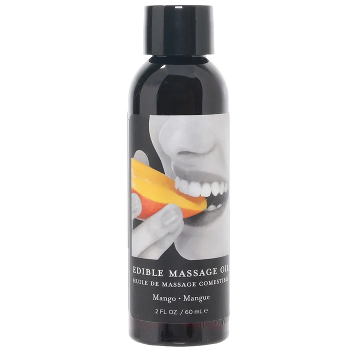 Couples Earthly Body Edible Massage Oil 2oz60ml in Mango