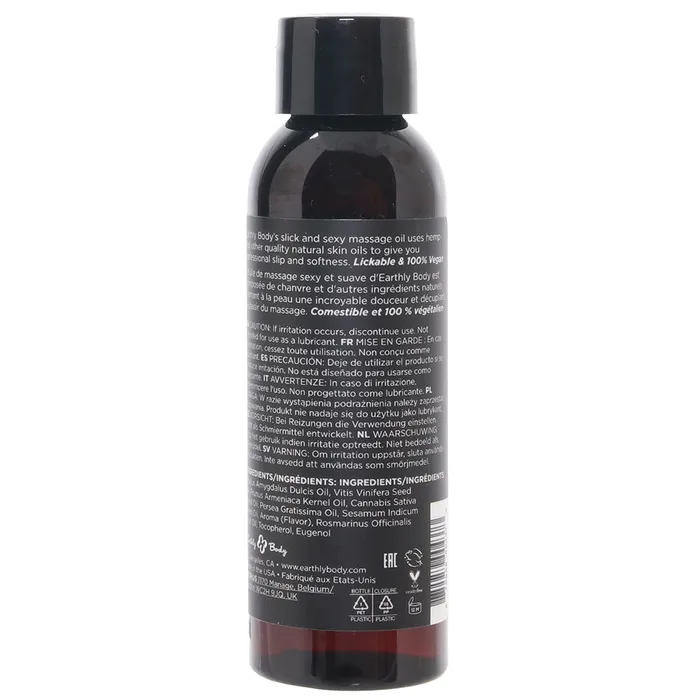 Couples Earthly Body Edible Massage Oil 2oz60ml in Mango