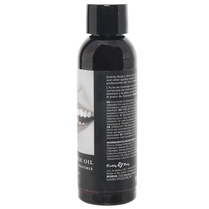 Couples Earthly Body Edible Massage Oil 2oz60ml in Mango