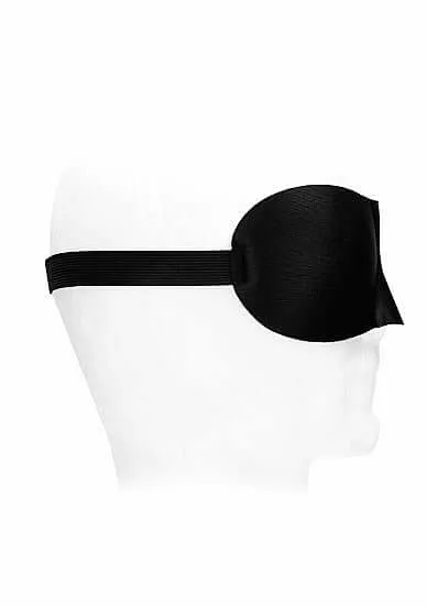 Couples SHOTS AMERICA Ouch Satin Curvy Eye Mask with Elastic Straps