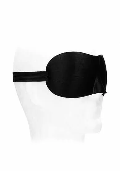 Couples SHOTS AMERICA Ouch Satin Curvy Eye Mask with Elastic Straps