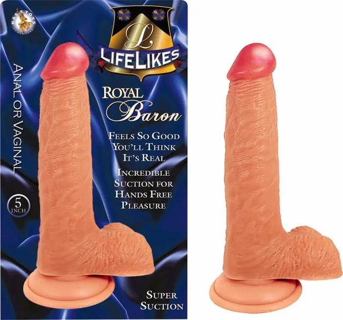 Dildos Nasstoys Lifelikes Royals Flesh Dong Baron 5 Inch Realistic Dildo with Suction Cup Base Dildos Nasstoys Lifelikes Royals Flesh Dong Baron 5 Inch Realistic Dildo with Suction Cup Base