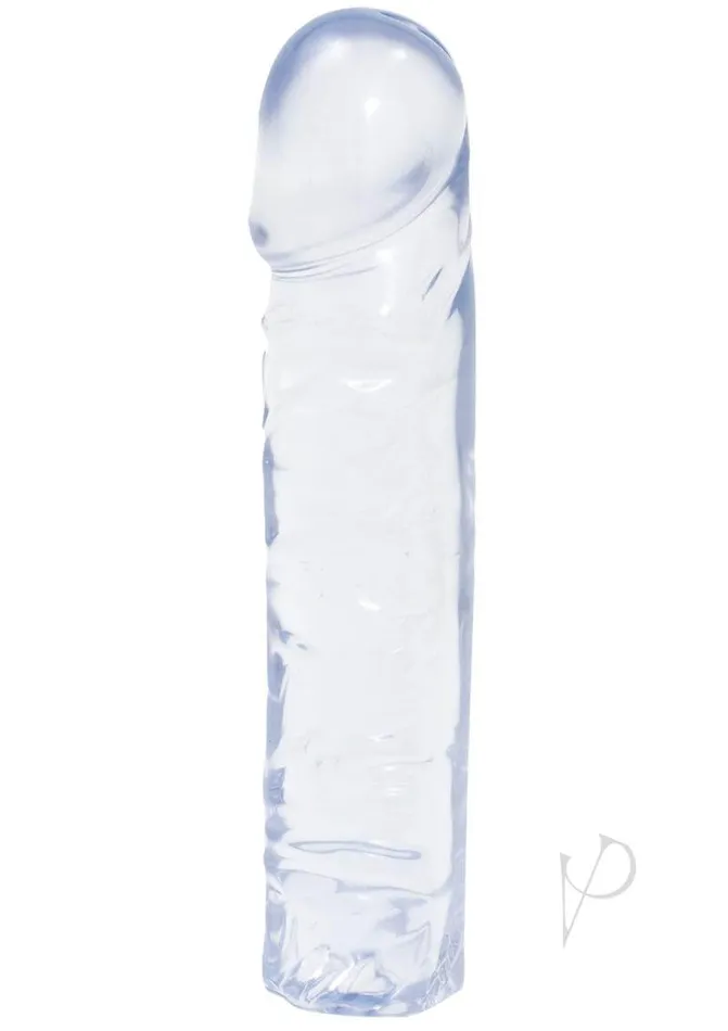 Doc Johnson Enterprises Dildos Doc Johnsons 8 Crystal Jellies Classic Clear Soft Flexible and Proudly Made in America
