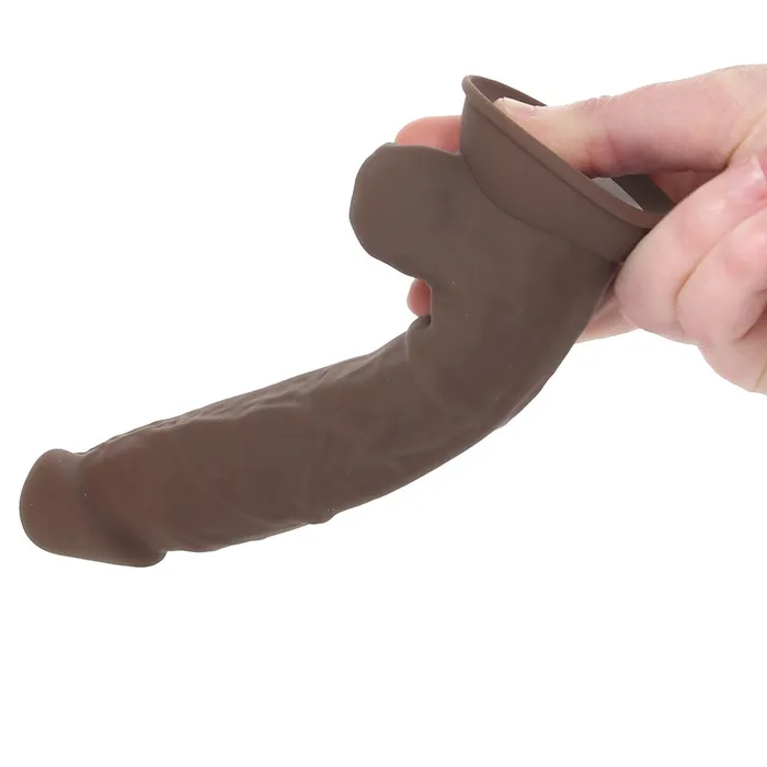 Doc Johnson SILEXD The Original 7 Inch Model 1 Dildo in Chocolate Dildos