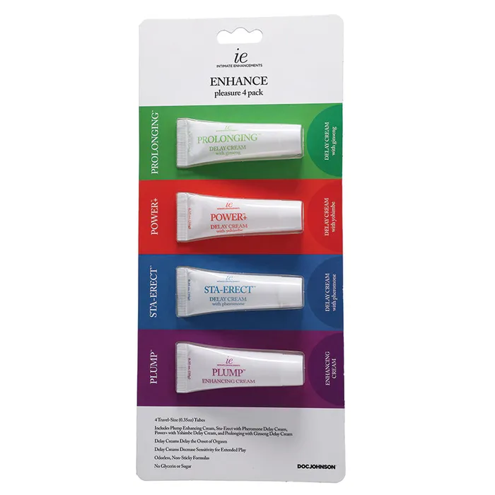 DOC JOHNSON Vibrators Enhance Pleasure 4Pack