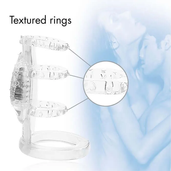 Doctor Love Zinger Vibrating Sleeve Clear Doctor Love Male Sex Toys