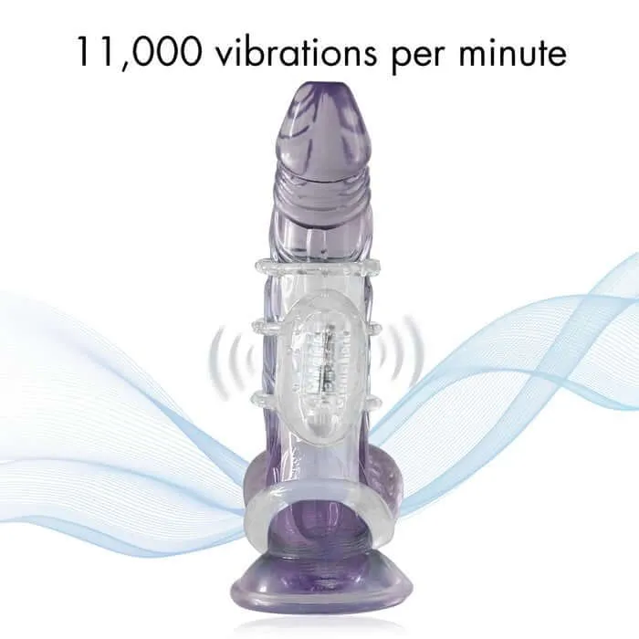 Doctor Love Zinger Vibrating Sleeve Clear Doctor Love Male Sex Toys