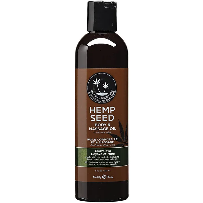Earthly Body Couples Earthly Body Hemp Seed Massage Body OilGuavalava 8oz
