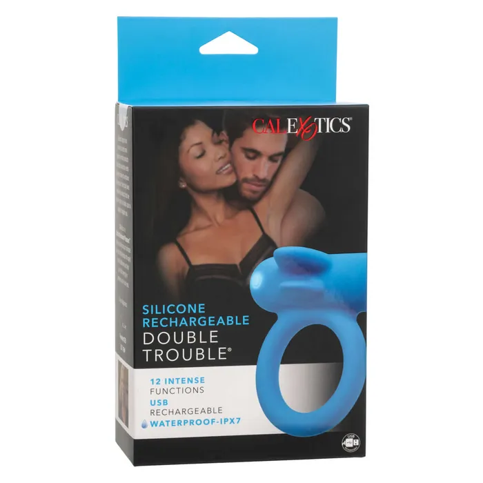 Female Sex Toys California Exotic Novelties Silicone Rechargeable Double Trouble Couples Vibrating Enhancer 12 Intense Functions Female Sex Toys California Exotic Novelties Silicone Rechargeable Double Trouble Couples Vibrating Enhancer 12 Intense Functions
