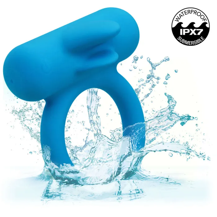 Female Sex Toys California Exotic Novelties Silicone Rechargeable Double Trouble Couples Vibrating Enhancer 12 Intense Functions