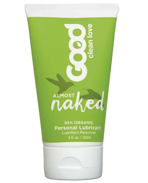 Good Clean Love Vibrators Good Clean Love Almost Naked Organic Personal Lubricant 4 Oz Natural Pleasure No Compromises