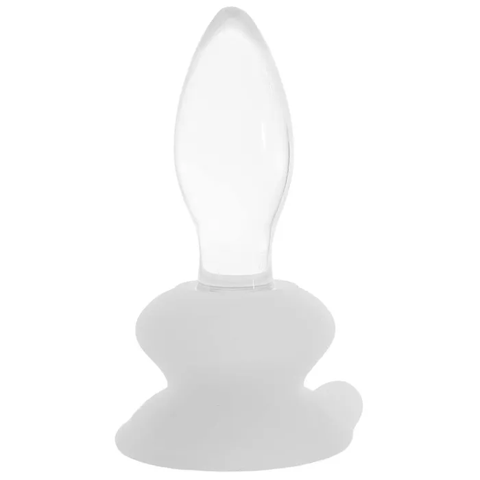 Icicles No 91 Glass Plug in Clear Pipedream Anal