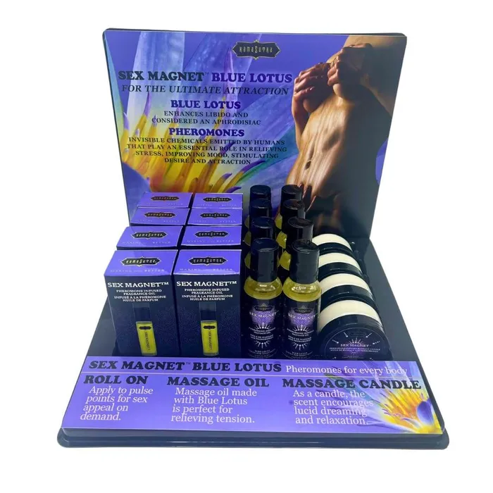 Kama Sutra Sex Magnet Blue Lotus Pheromone Collection Ignite Desire and Attraction Vibrators