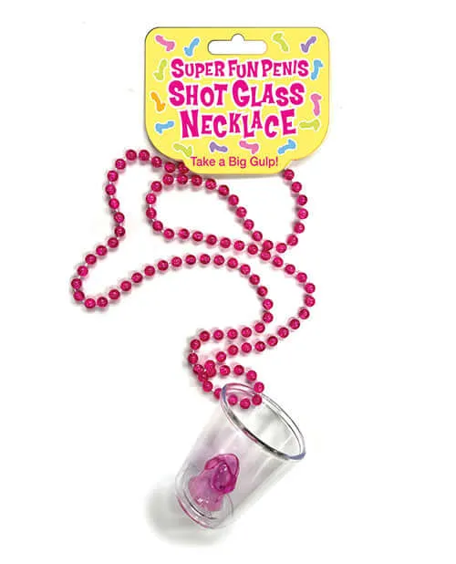 Little Genie Dildos Super Fun Shot Glass Necklace Sip and Savor in Style