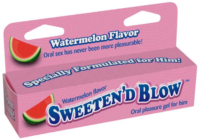 Little Genie Vibrators SweetenD Blow Watermelon Flavor Oral Pleasure For Him 15 Oz Little Genie Vibrators SweetenD Blow Watermelon Flavor Oral Pleasure For Him 15 Oz