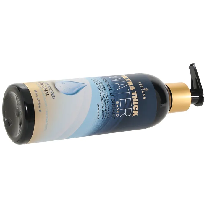 Natural Water Based Lube in 812 Floz240ml Sensuva Female Sex Toys