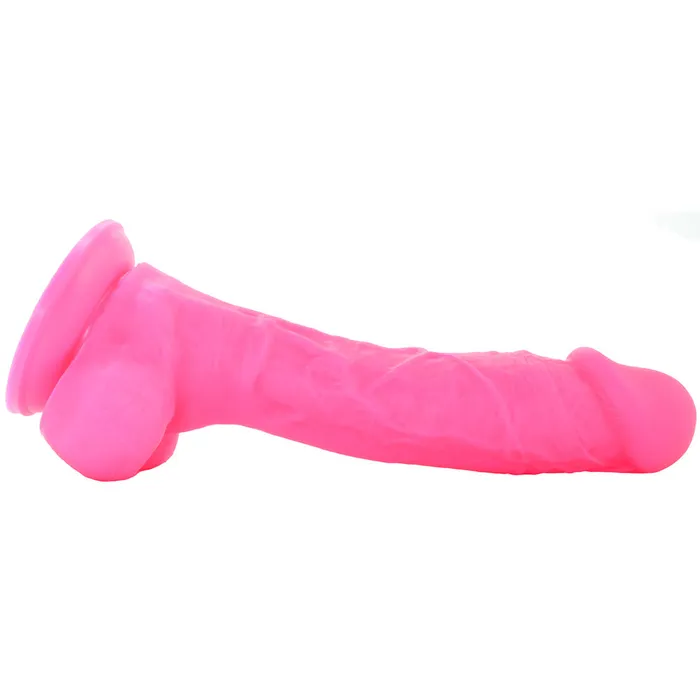 ns novelties Dildos Colours 8 Inch Dual Density Silicone Dildo in Pink