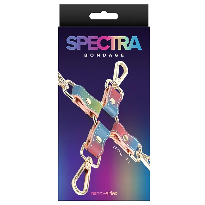 ns novelties Female Sex Toys Spectra Bondage Hog Tie in Rainbow