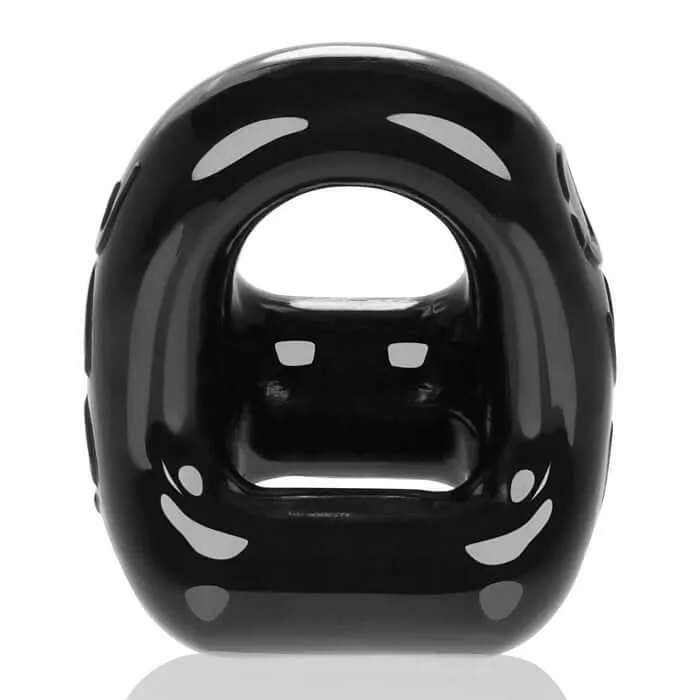 OXBALLS Male Sex Toys Oxballs 360 Dual Use Cock Ring and Ball Sling in Black Enhance Pleasure