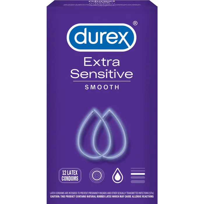 Paradise Products Durex Extra Sensitive Smooth Latex Condoms 12 Count Male Sex Toys Paradise Products Durex Extra Sensitive Smooth Latex Condoms 12 Count Male Sex Toys