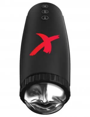 PDX Elite Moto Bator HandsFree Suction and Thrusting Masturbator Pipedream Products Male Sex Toys