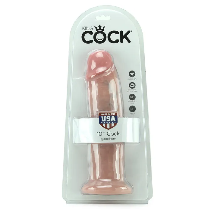 Pipedream Dildos King Cock 10 Inch Dildo in Flesh