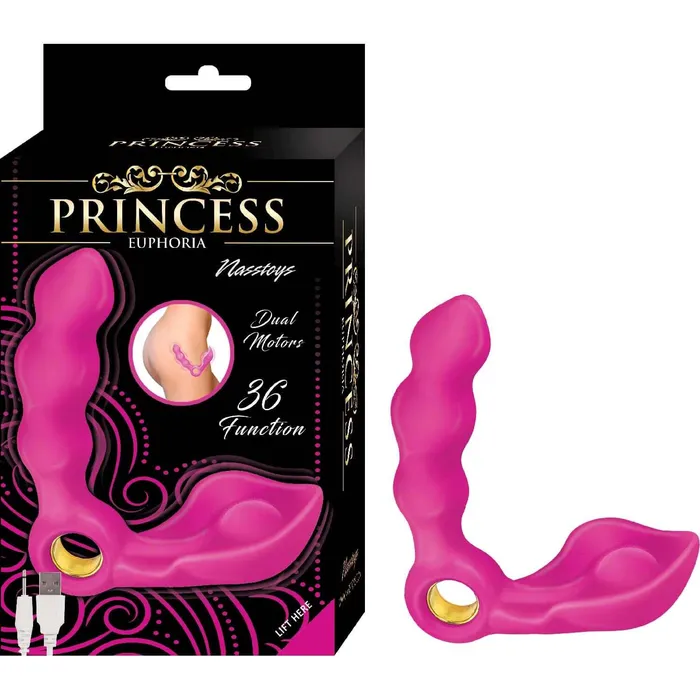 Princess Euphoria Pink Vibrator 36 Function Dual Motor Rechargeable Vibrator by Nasstoys Nasstoys Vibrators Princess Euphoria Pink Vibrator 36 Function Dual Motor Rechargeable Vibrator by Nasstoys Nasstoys Vibrators