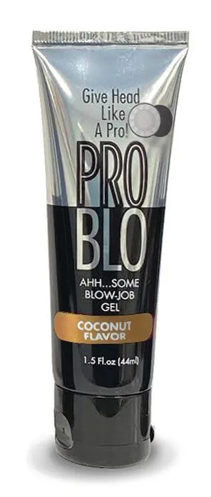 Problo Oral Pleasure Gel Coconut Flavor 15 Oz Little Genie Enhancers